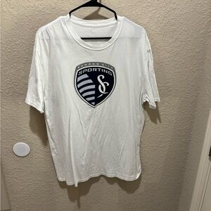 Sporting KC Fanatics White T-Shirt